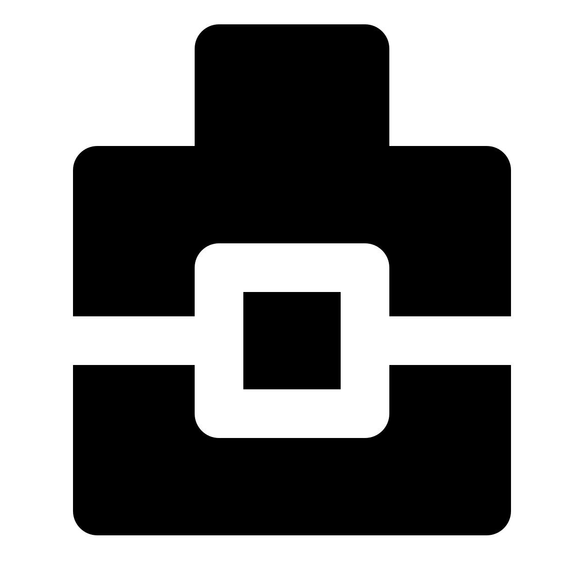 forma regular filled style botella de perfume icon