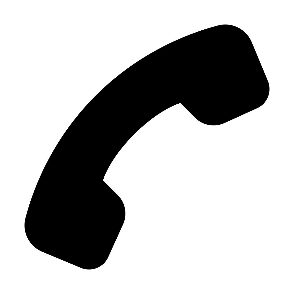 forma regular filled style call icon