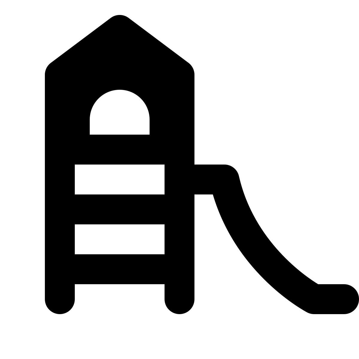 forma regular filled style spielplatz icon