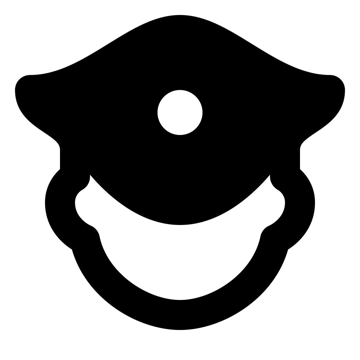 forma regular filled style 男警察 icon