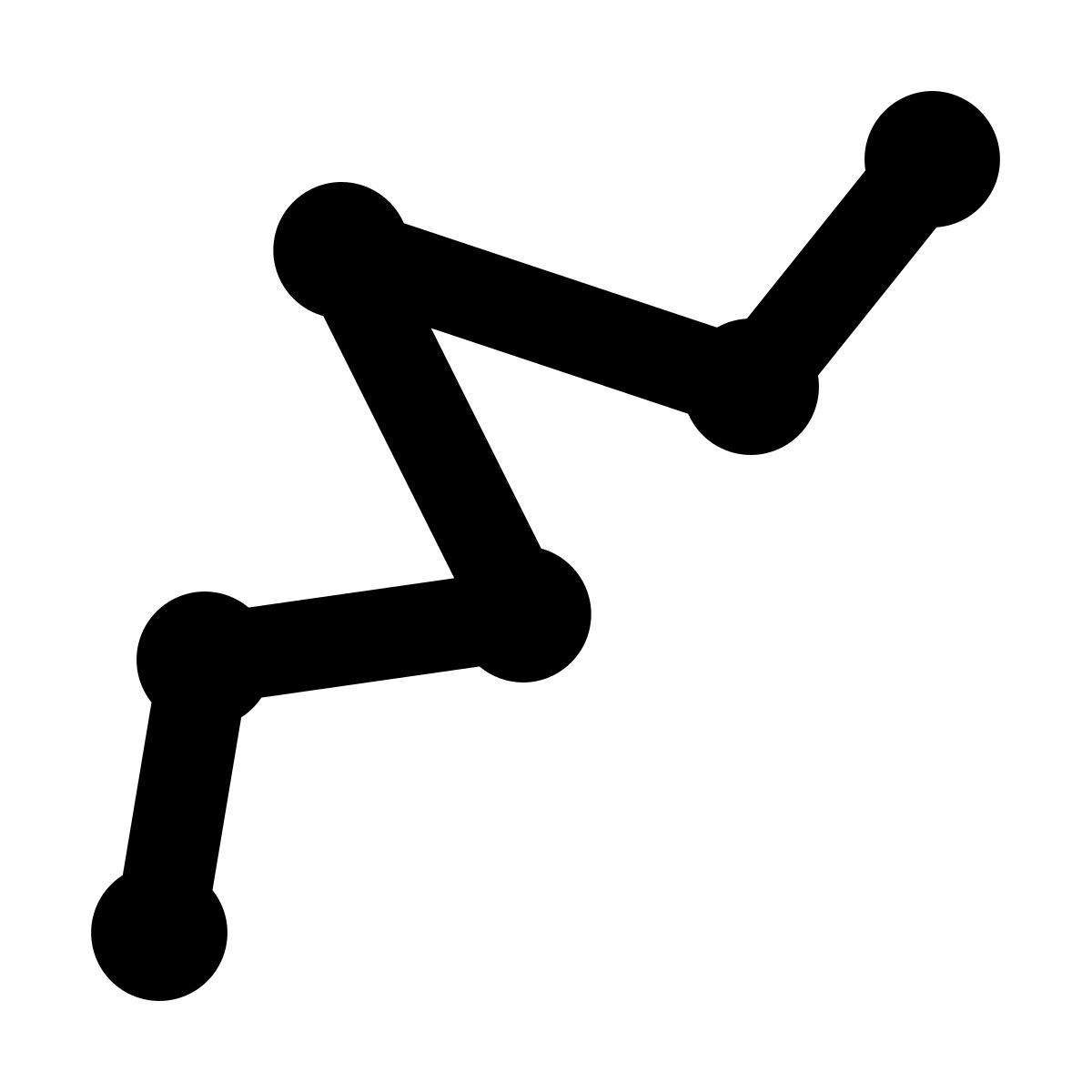 forma regular filled style polilínea icon