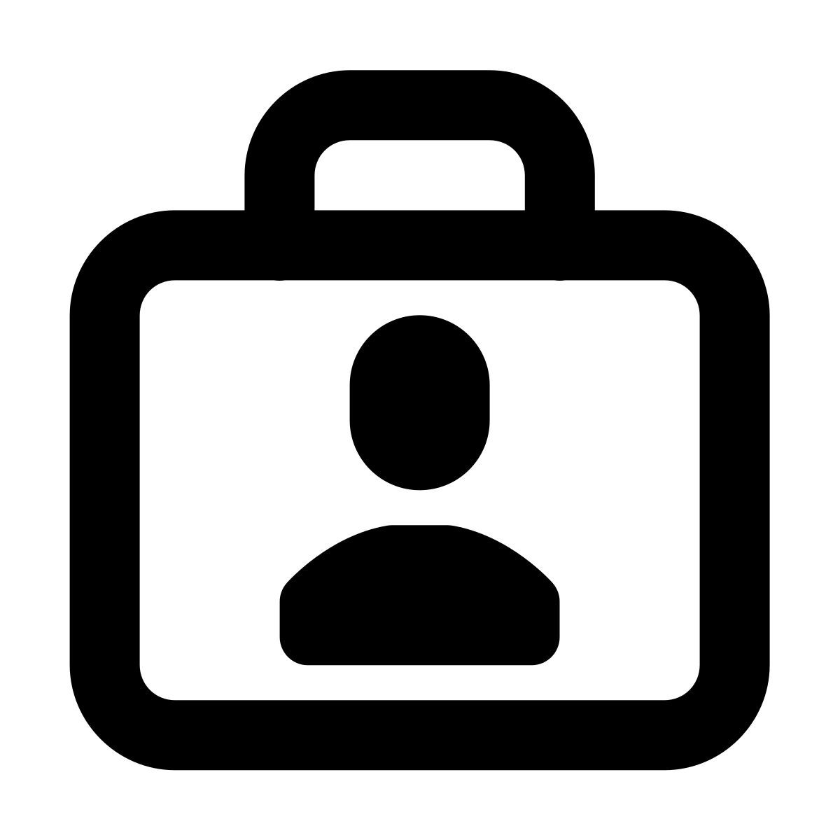 forma regular filled style portafoglio icon