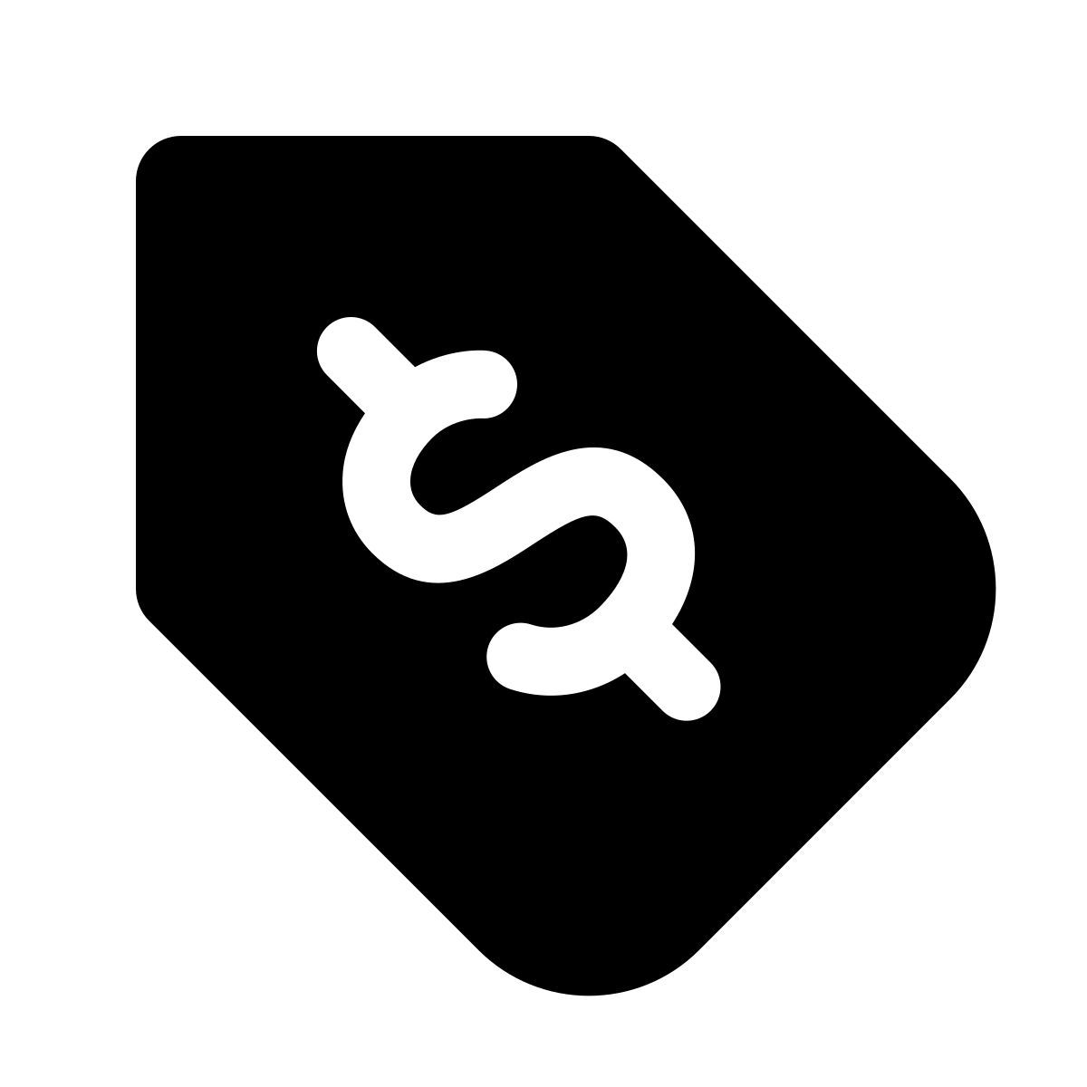 forma regular filled style 가격 태그 usd icon