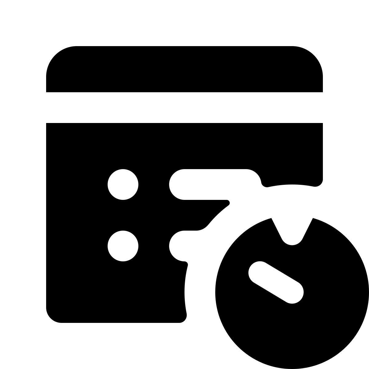 forma regular filled style 부동산와 타이머 icon