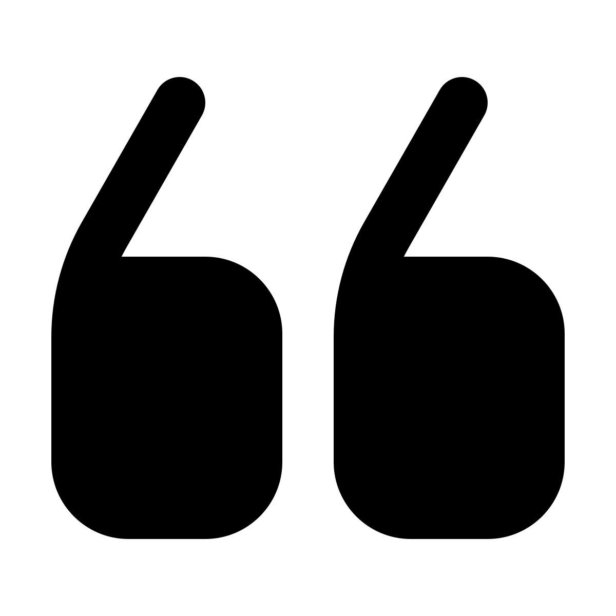 forma regular filled style anführungszeichen unten (links) icon