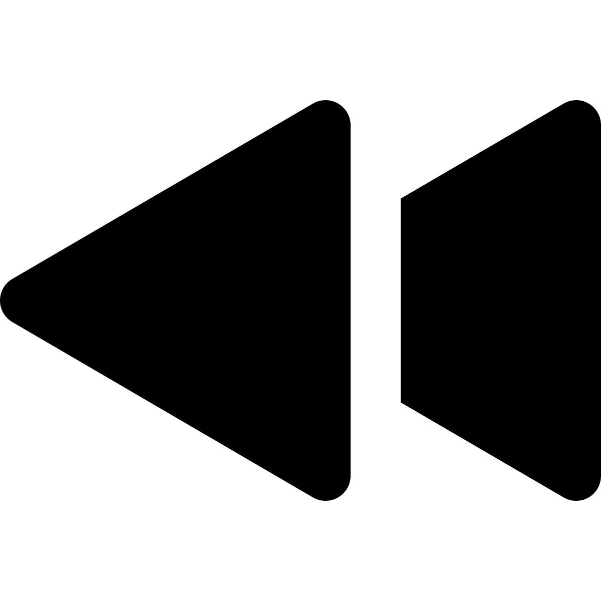 forma regular filled style rebobinar icon