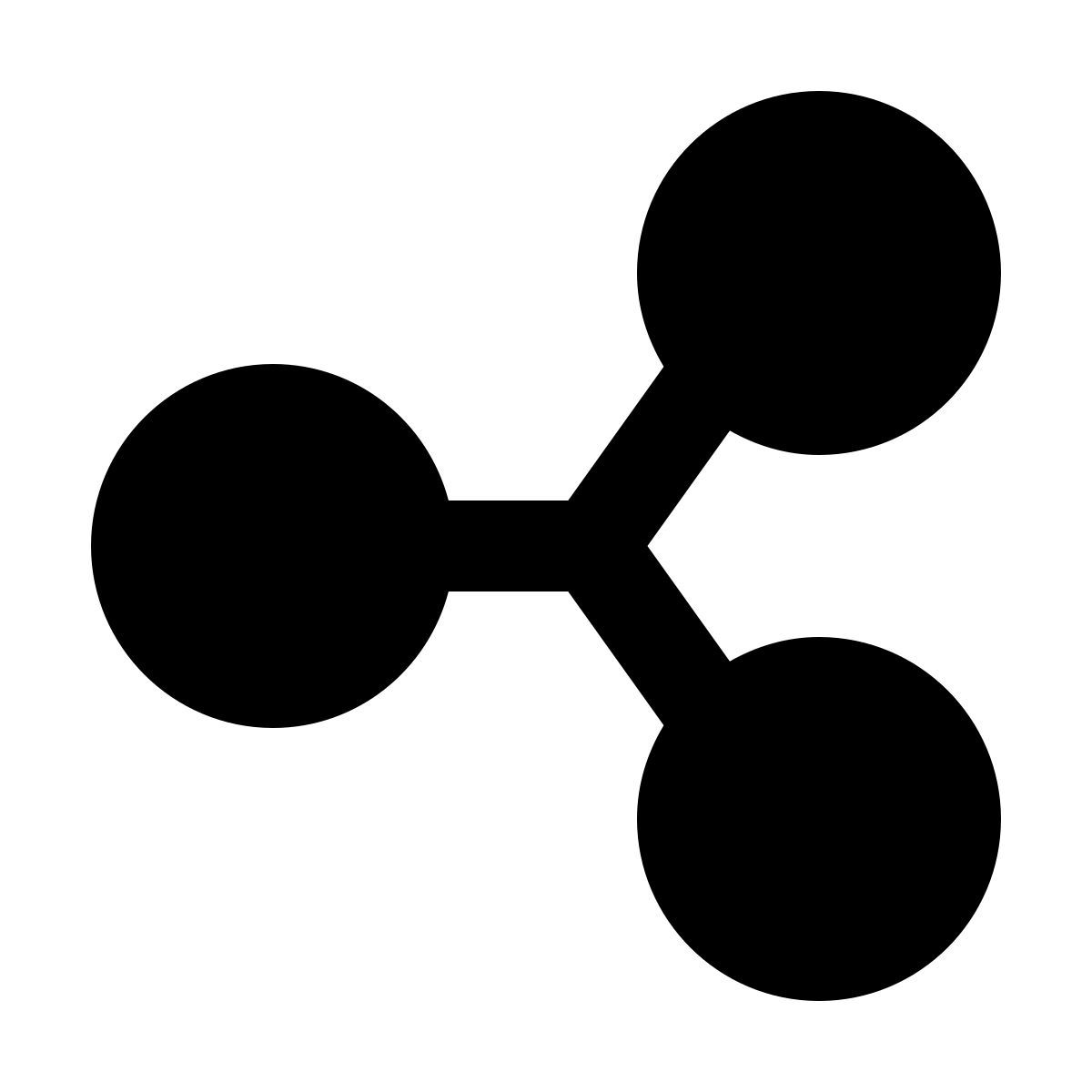 forma regular filled style compartir icon