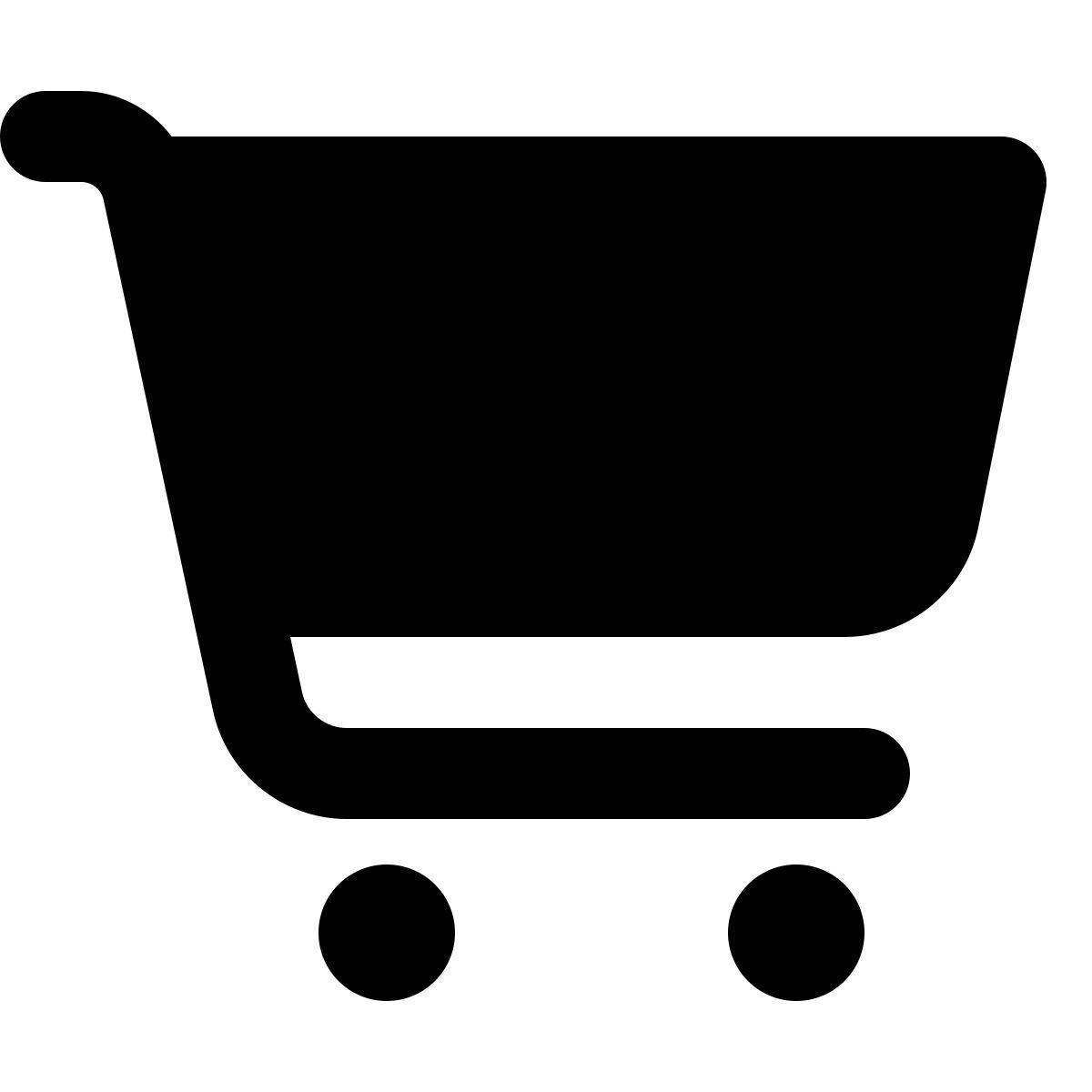 forma regular filled style carrito de compras icon