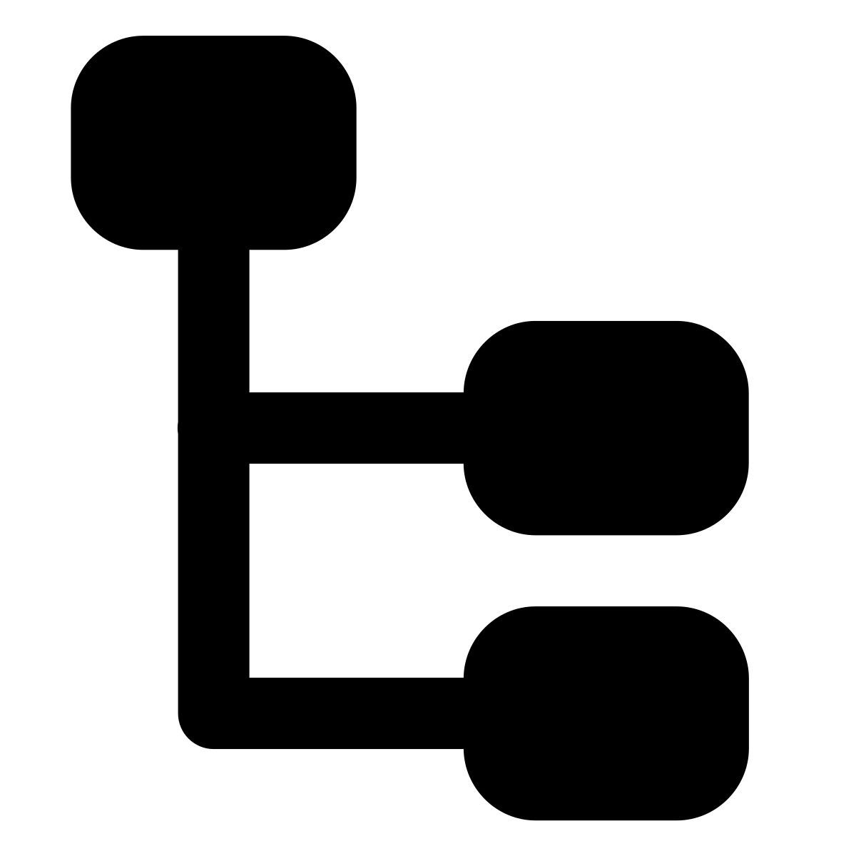 forma regular filled style gestapeltes organisationsdiagramm icon