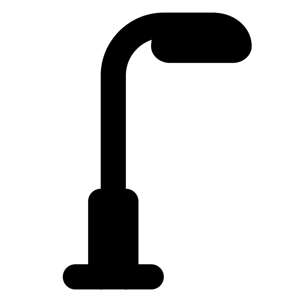 forma regular filled style straßenlaterne icon