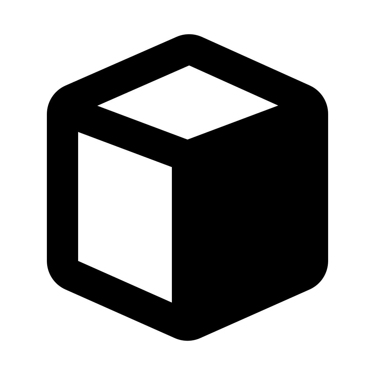 forma regular filled style stück würfelzucker icon