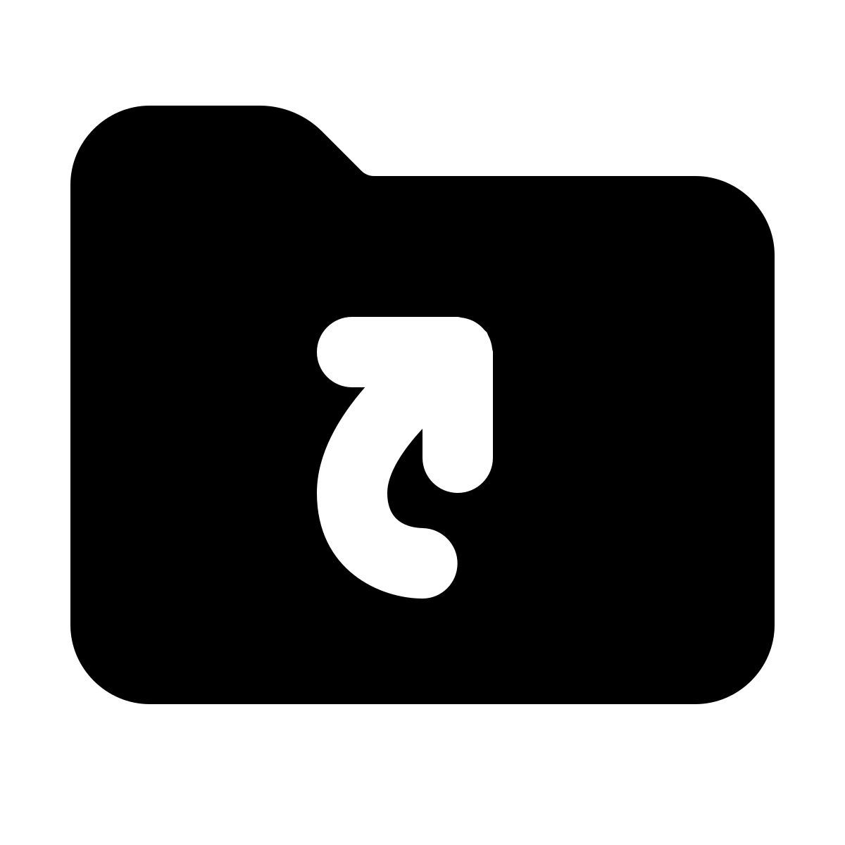 forma regular filled style symlink directory icon