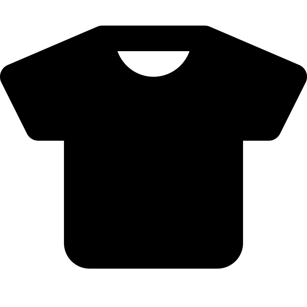 forma regular filled style t shirt icon