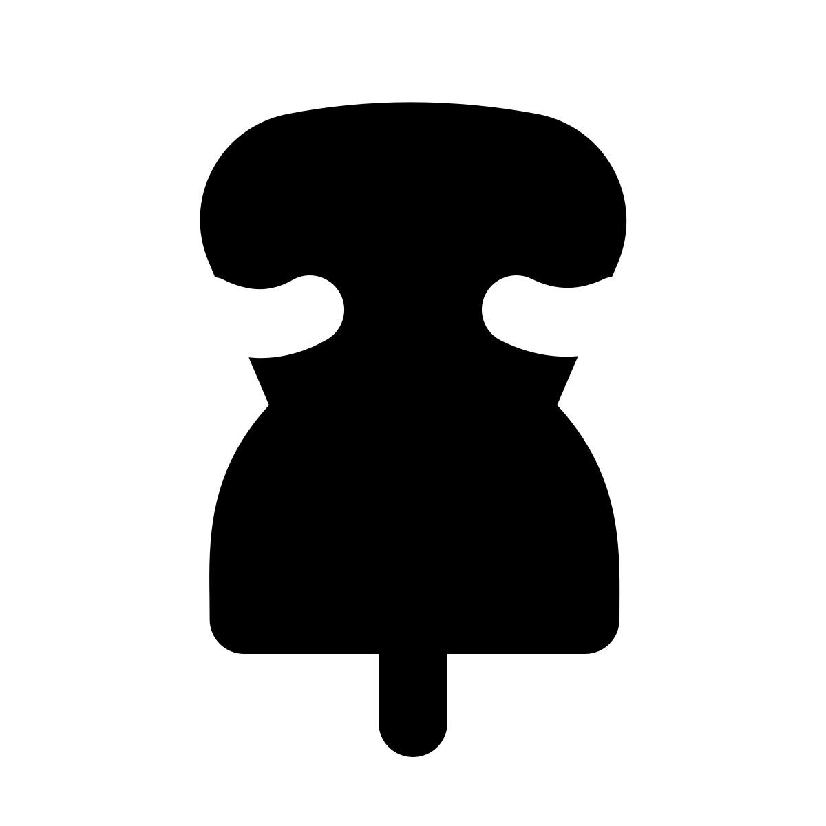 forma regular filled style la adaptación para las mujeres icon