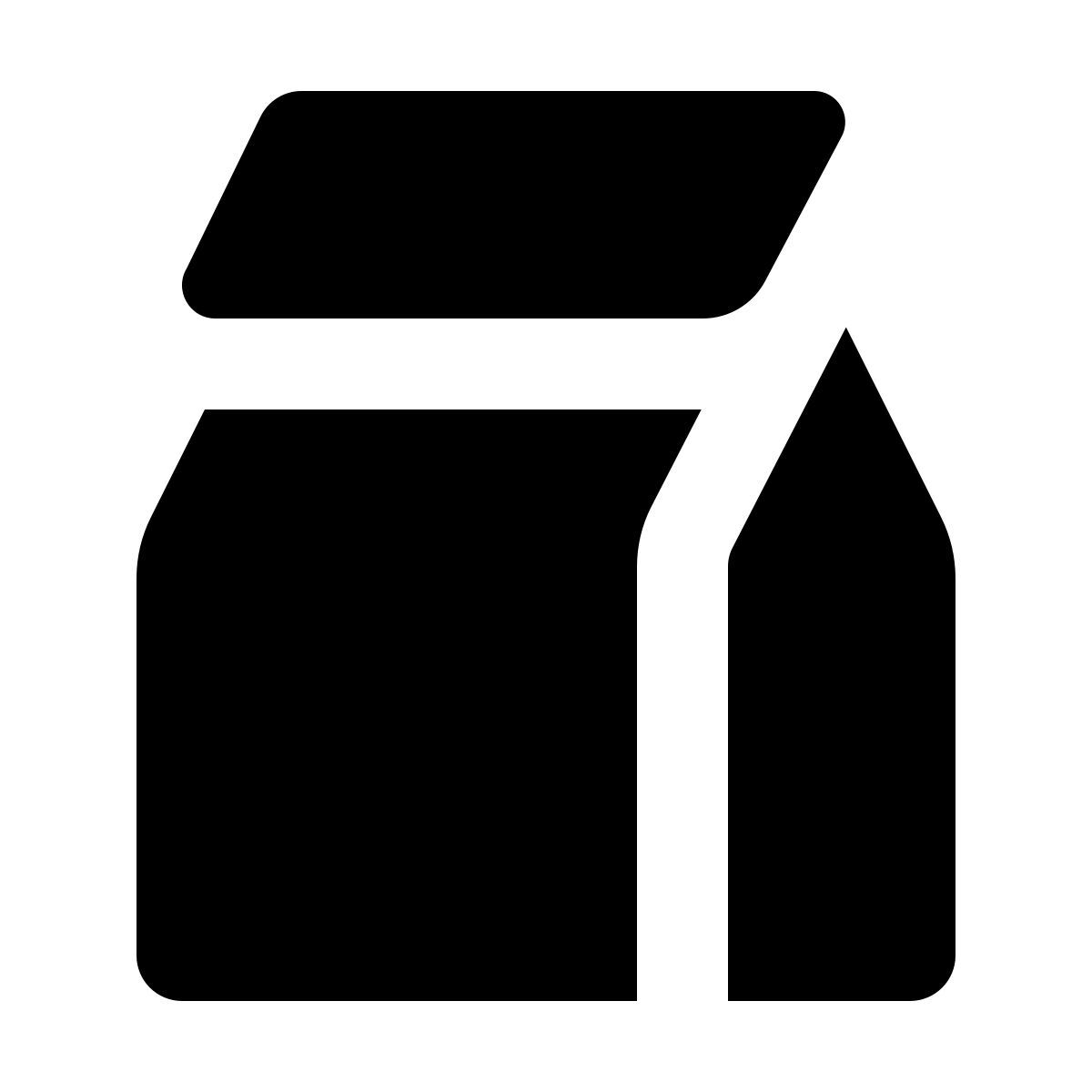 forma regular filled style 带走食物 icon