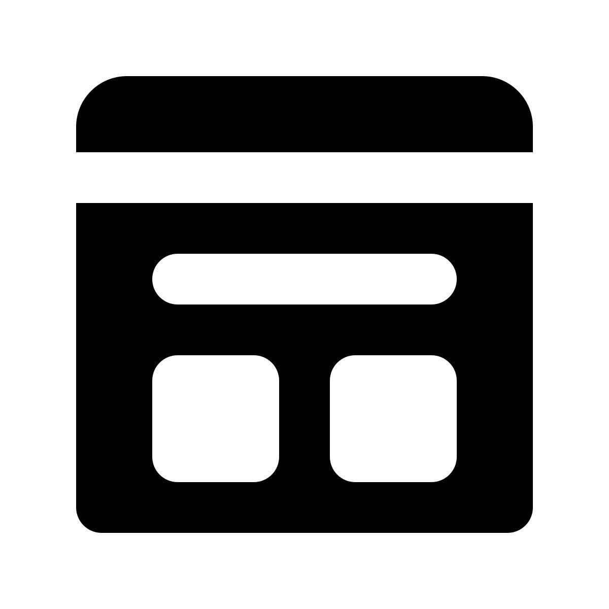 forma regular filled style template icon