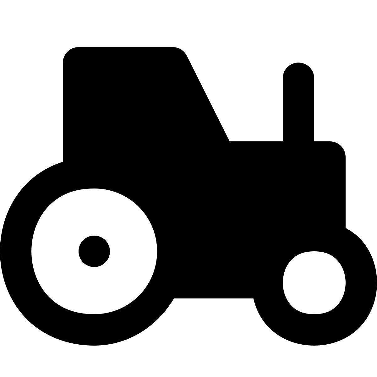 forma regular filled style traktor icon