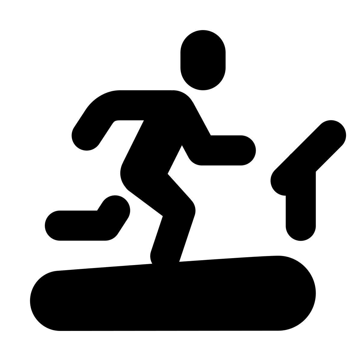 forma regular filled style 跑步机 icon