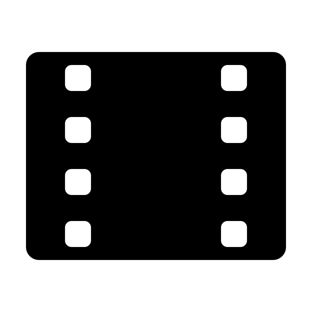 forma regular filled style 비디오 icon