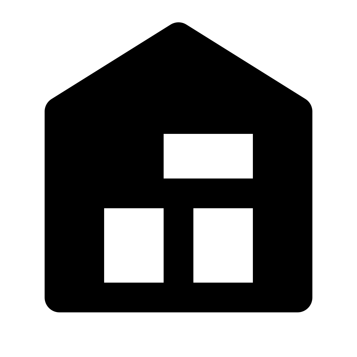 forma regular filled style warehouse 1 icon
