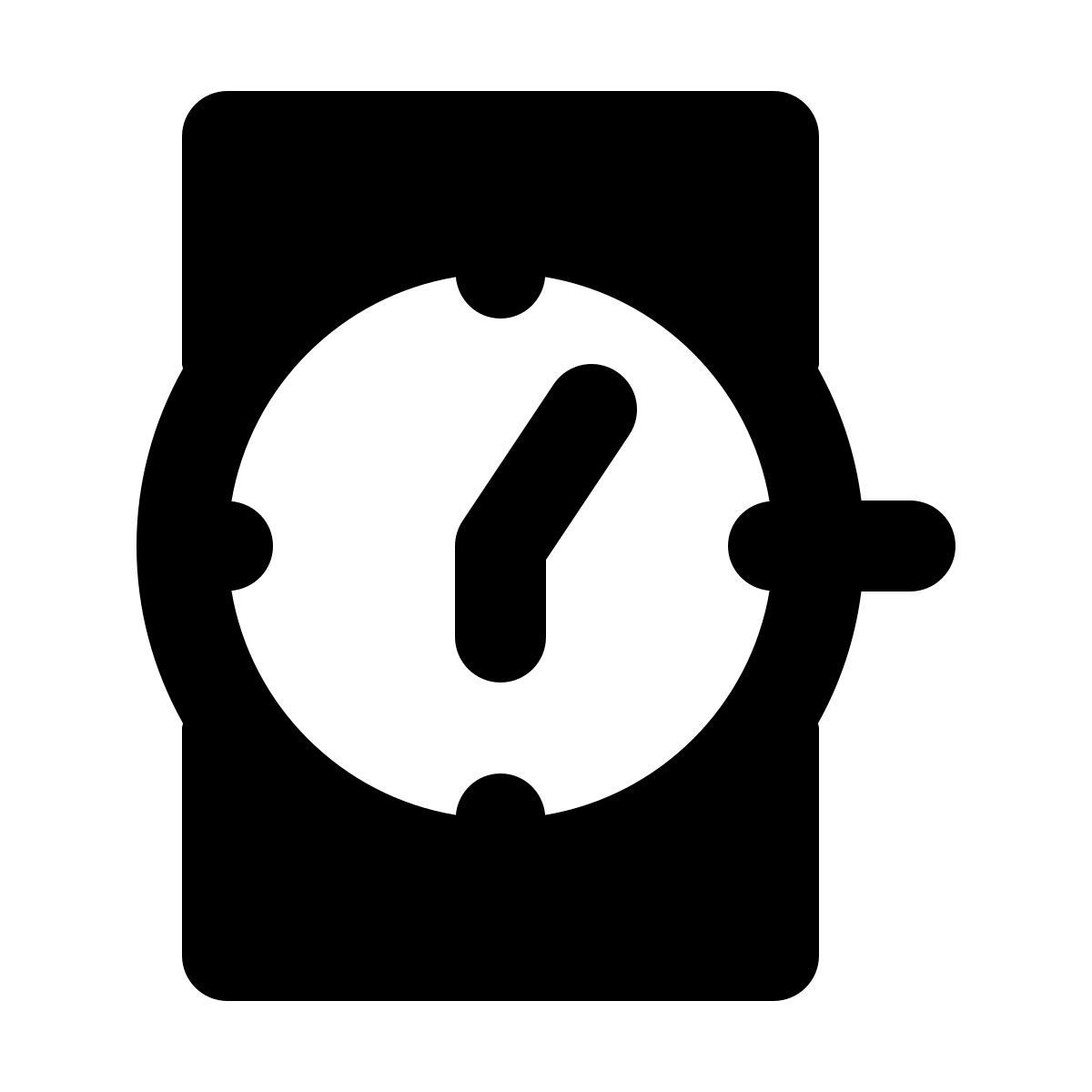 forma regular filled style montre icon