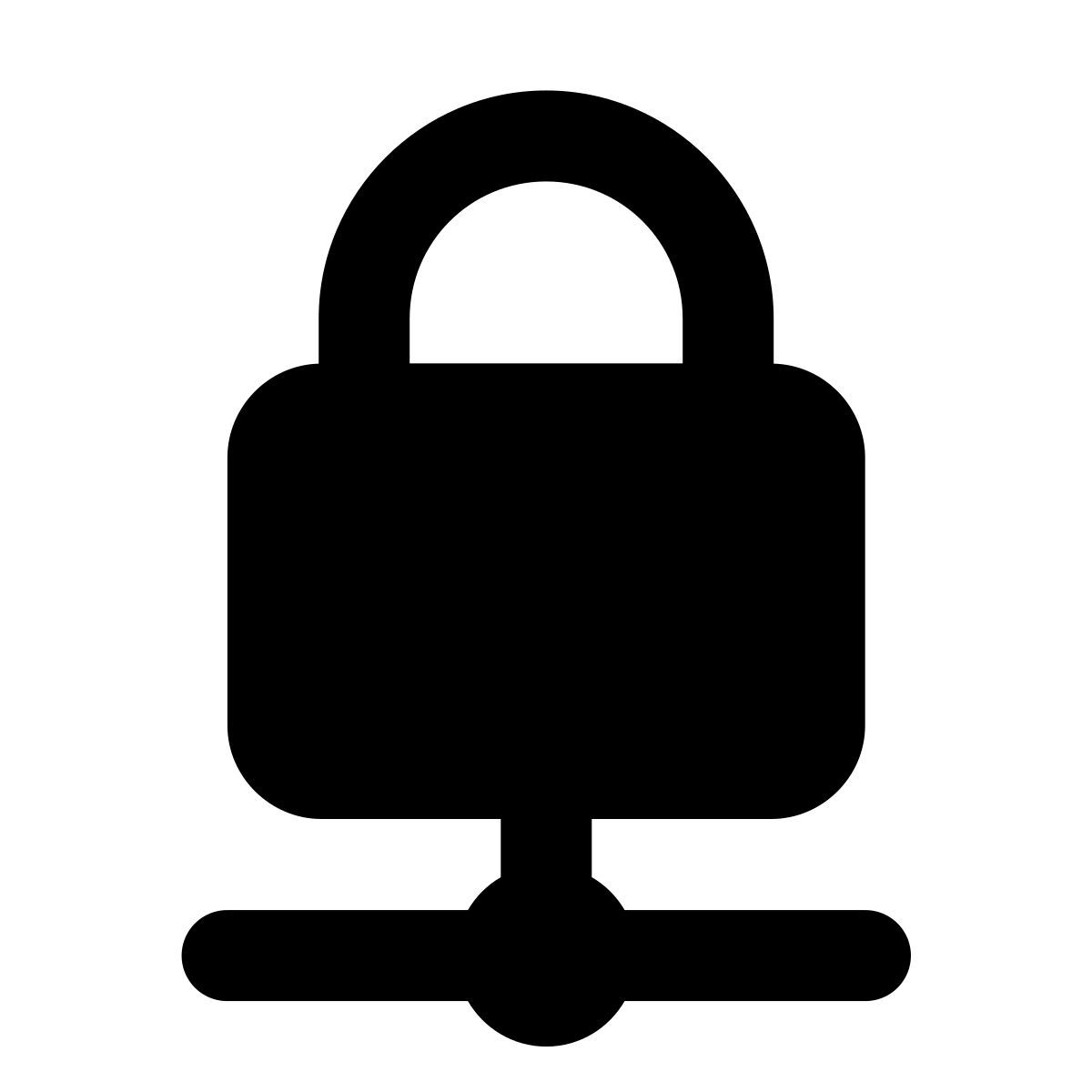 forma regular filled style 网络锁 icon