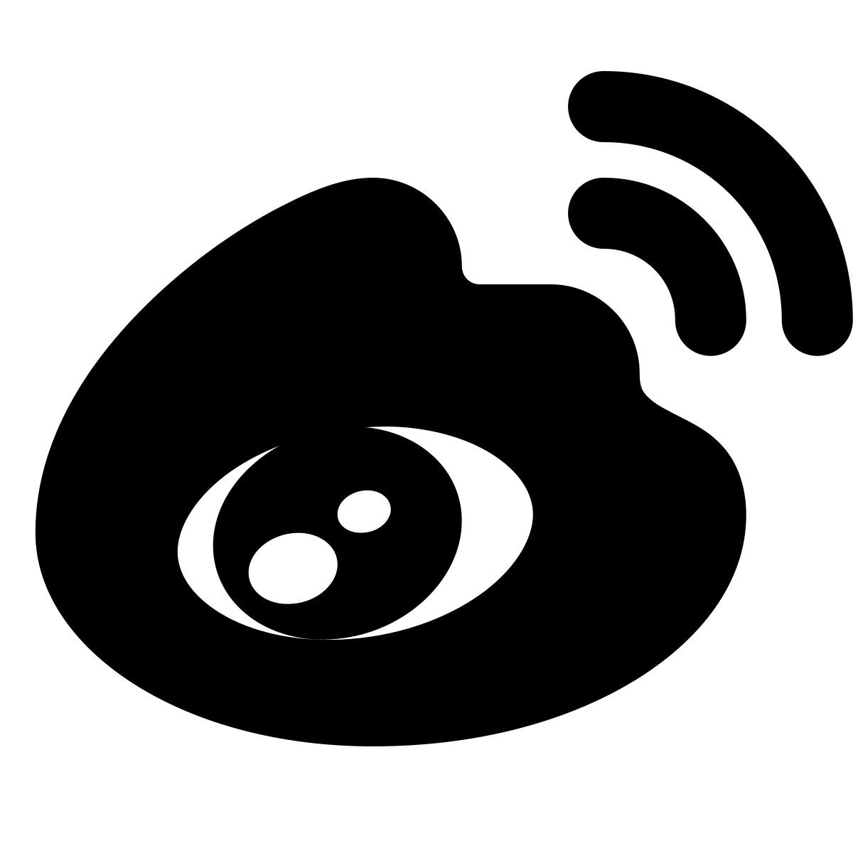 forma regular filled style 微博 icon