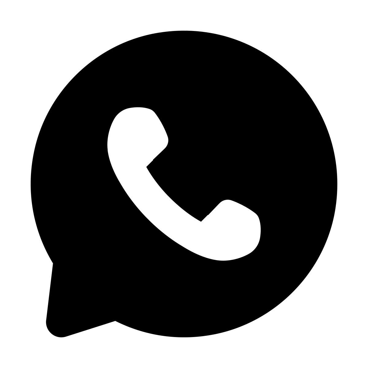 forma regular filled style whatsapp icon