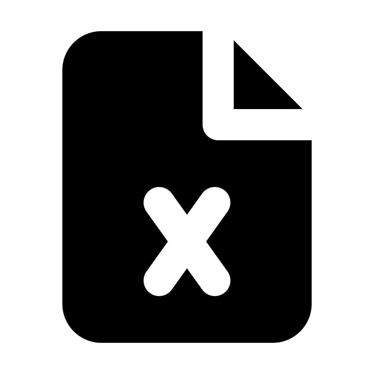 forma regular filled style xls icon