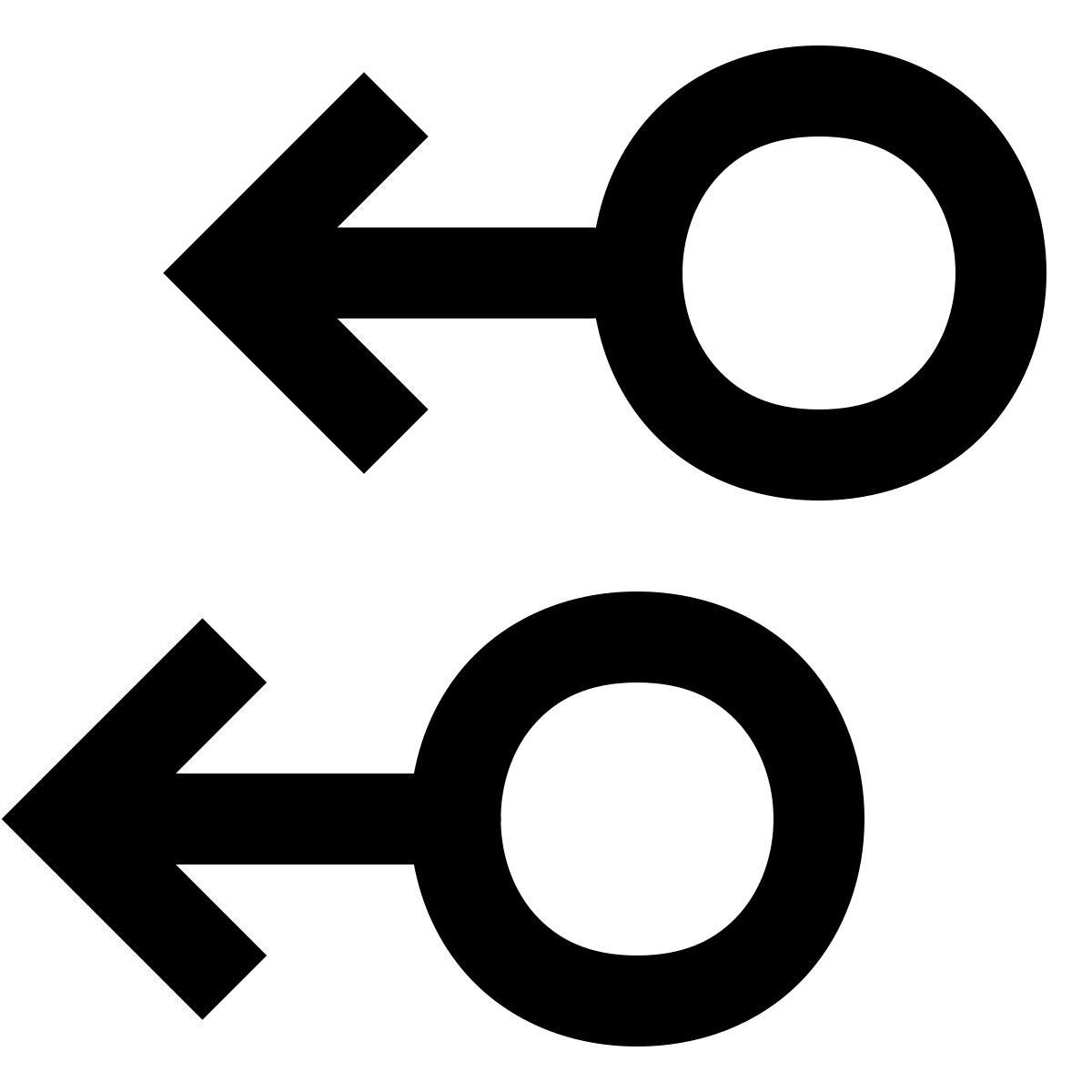 forma regular sharp style 两指向左滑动 icon