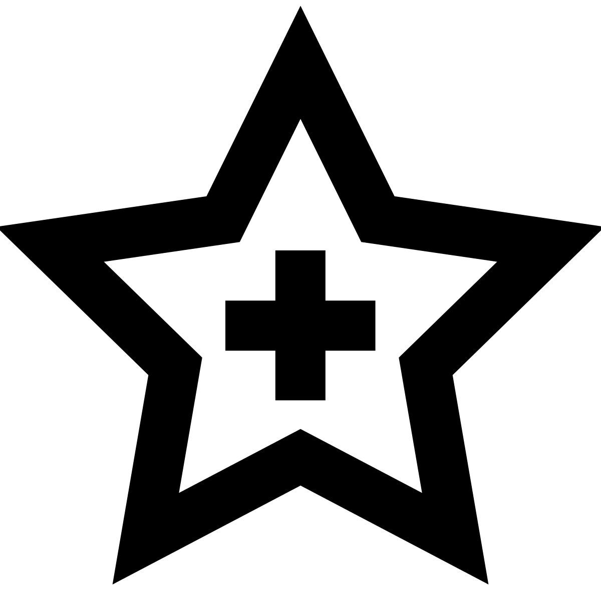 forma regular sharp style add to favorites icon