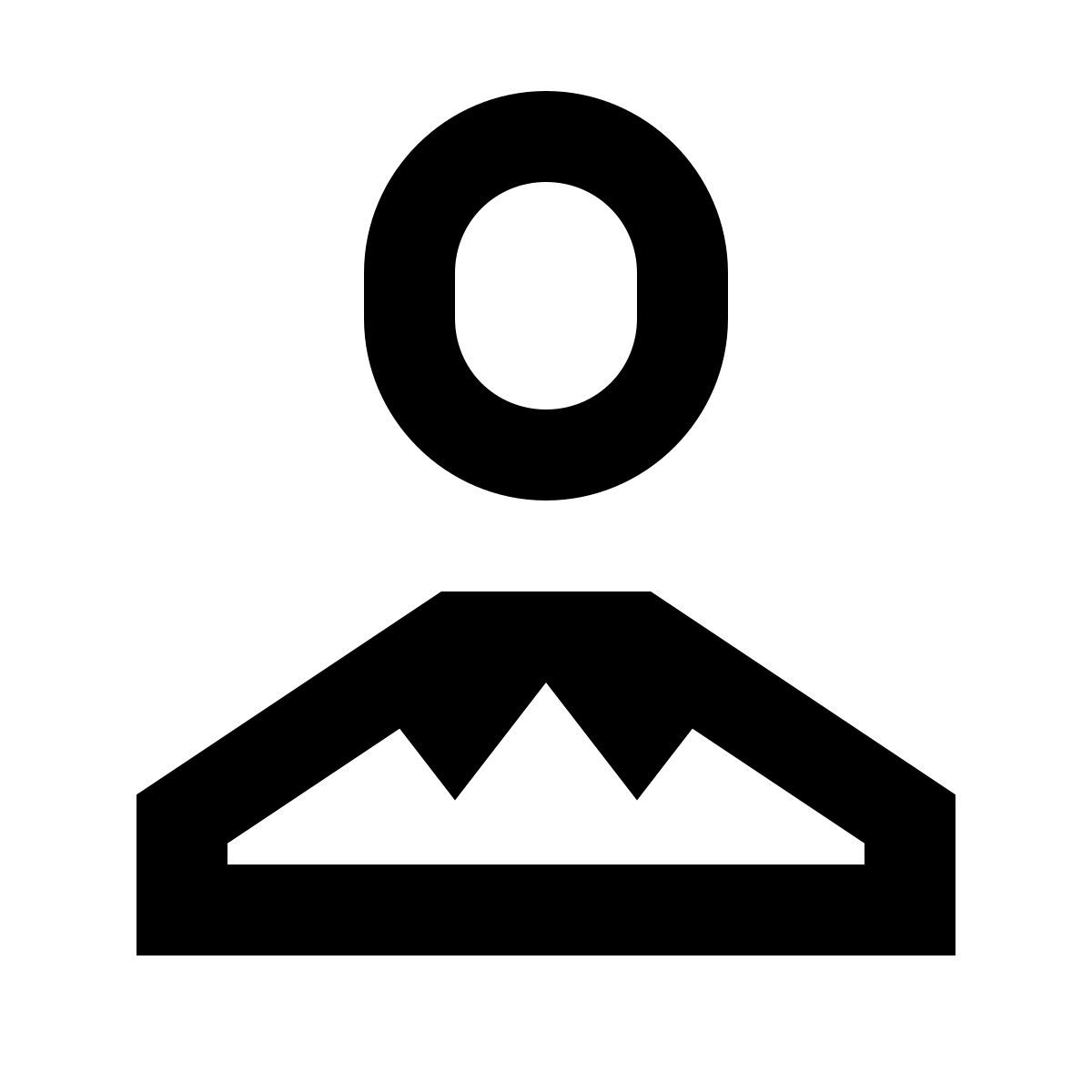 forma regular sharp style 관리자 남성 icon