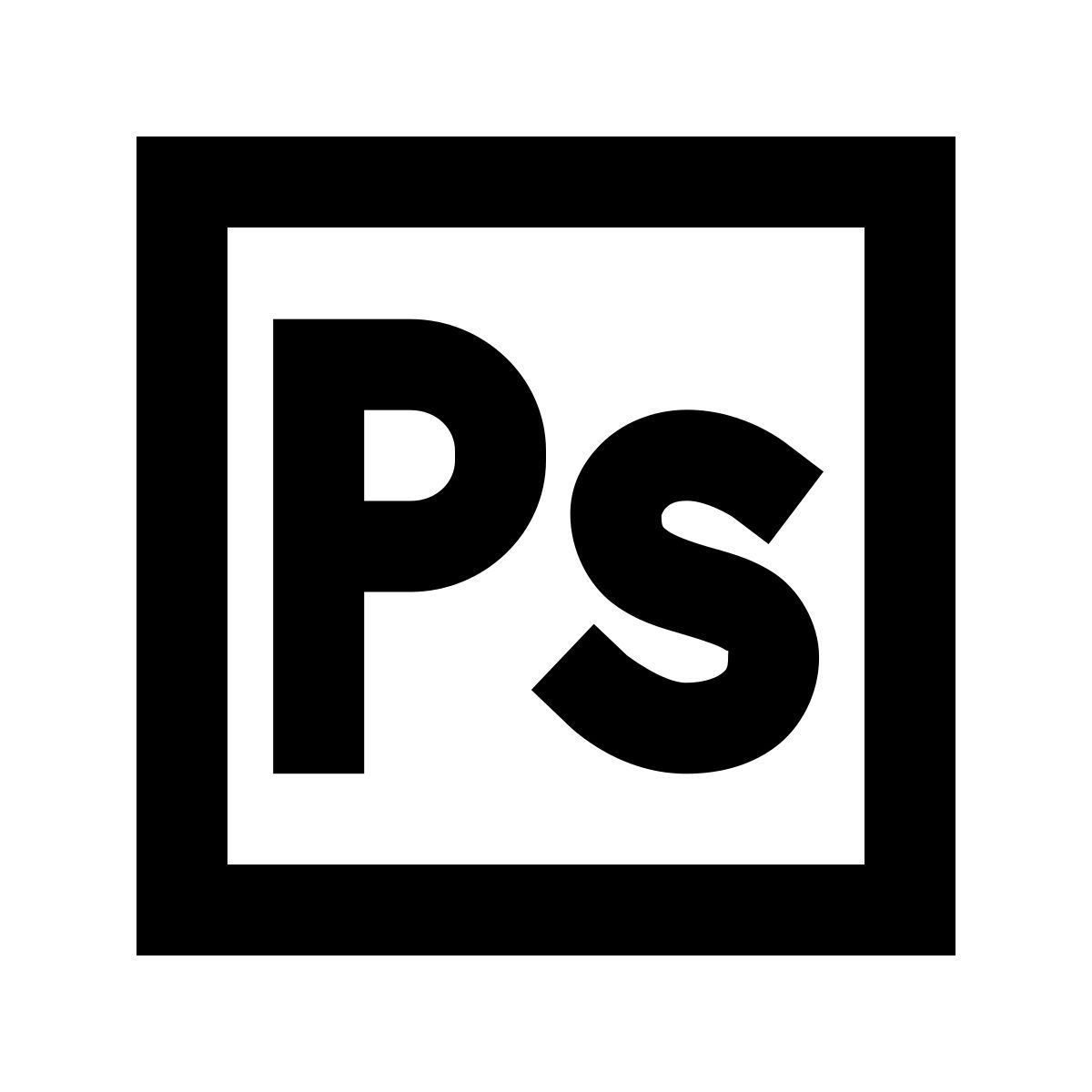 forma regular sharp style adobe photoshop icon