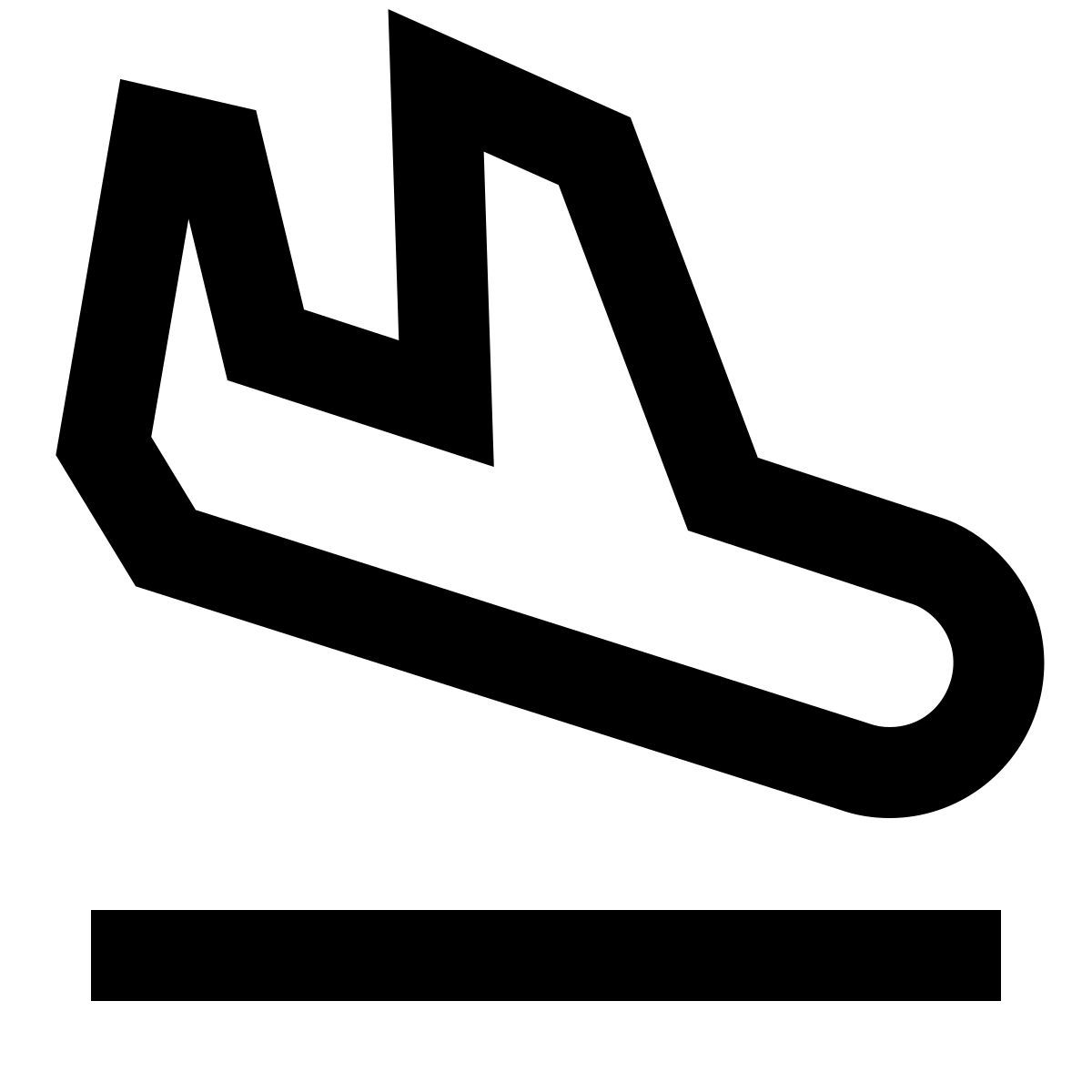 forma regular sharp style 飞机着陆 icon