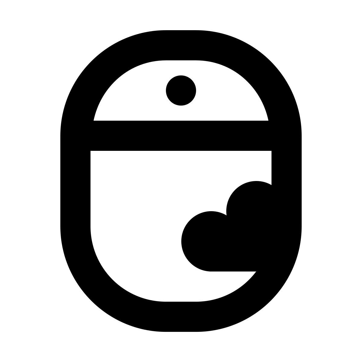 forma regular sharp style flugzeug fenster geöffnet icon