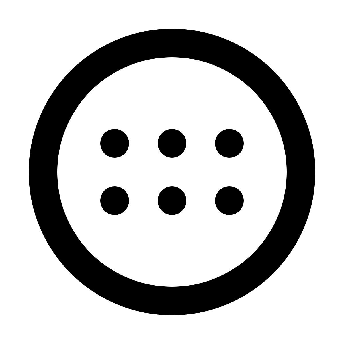 forma regular sharp style cajón de aplicaciones android icon