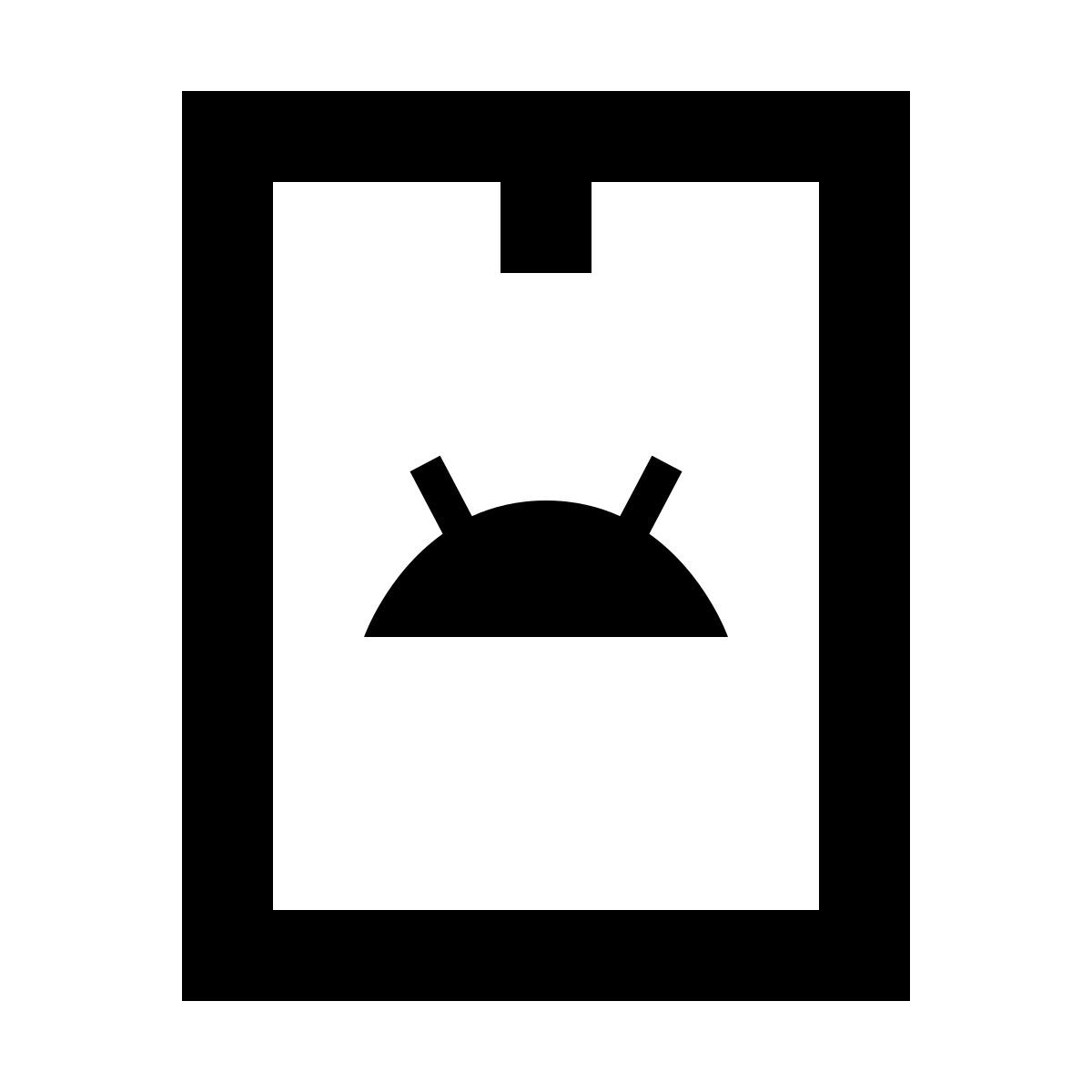 forma regular sharp style 안드로이드 태블릿 icon