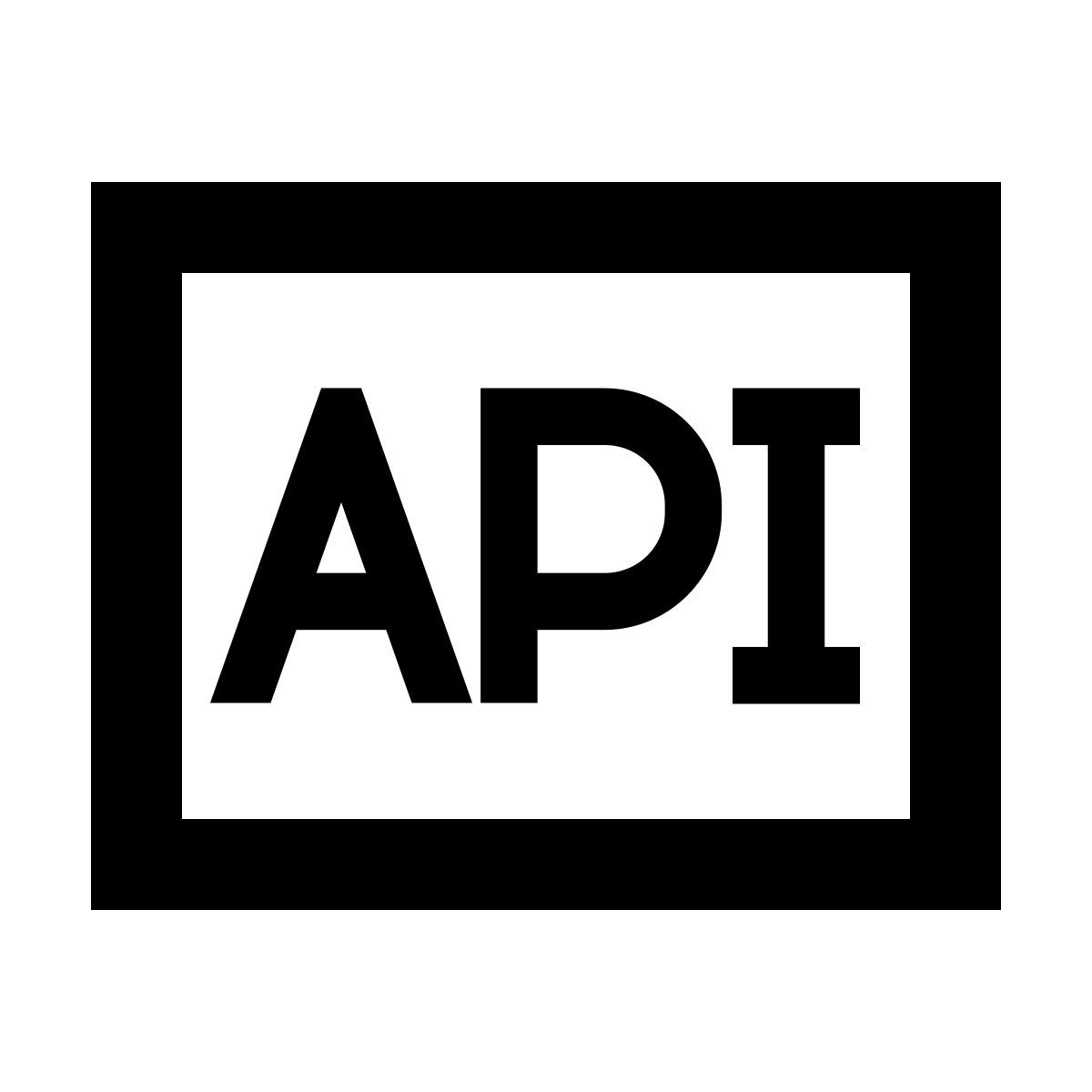 forma regular sharp style api icon