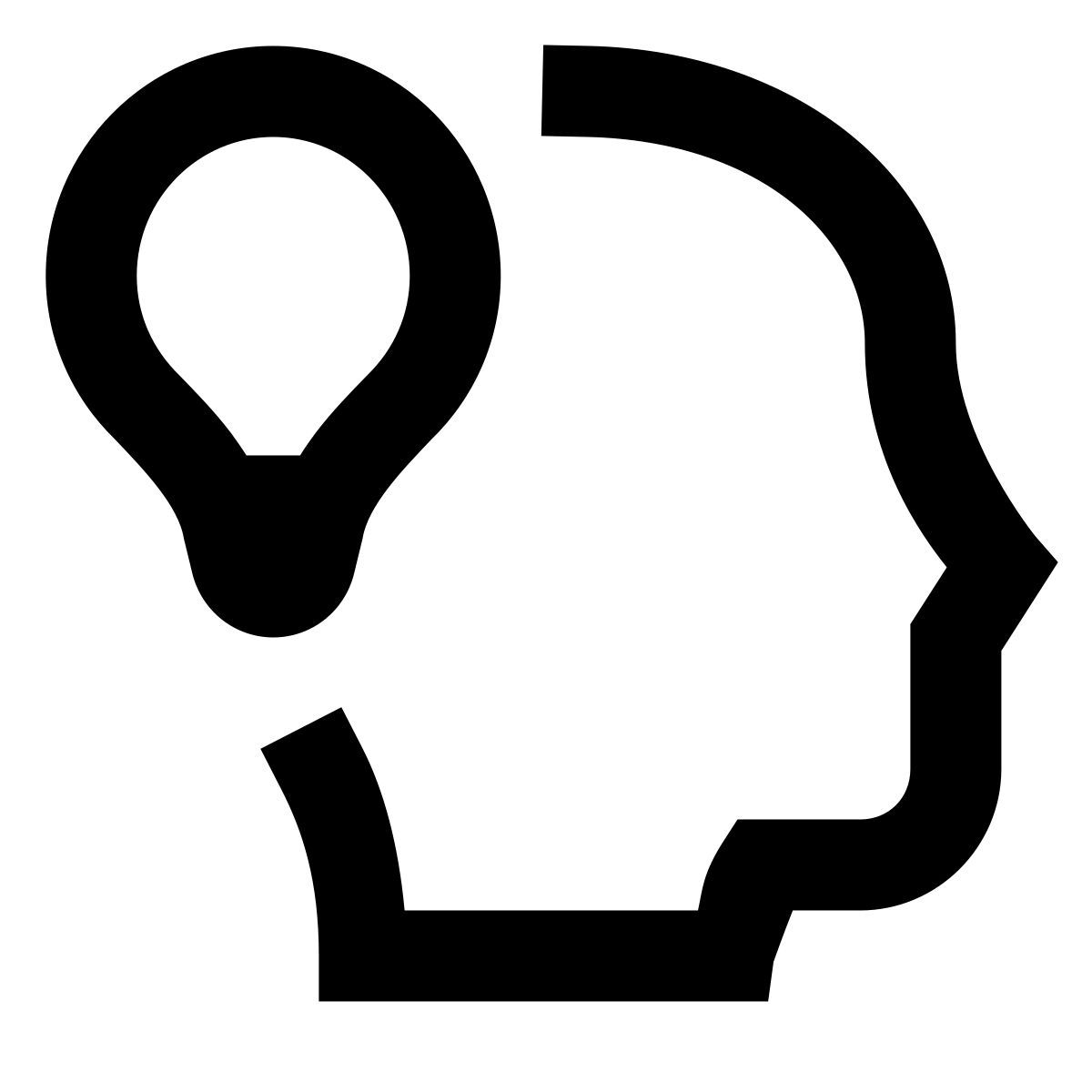 forma regular sharp style idea generation icon