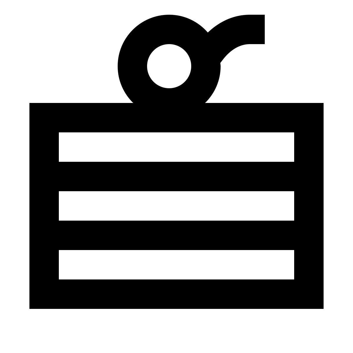 forma regular sharp style 케이크 icon