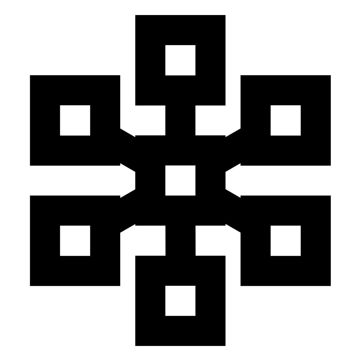 forma regular sharp style centralized network icon