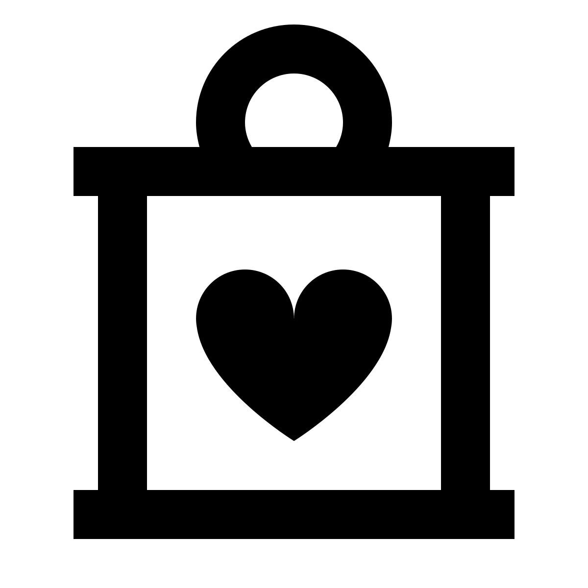 forma regular sharp style wohltätigkeitsbox icon