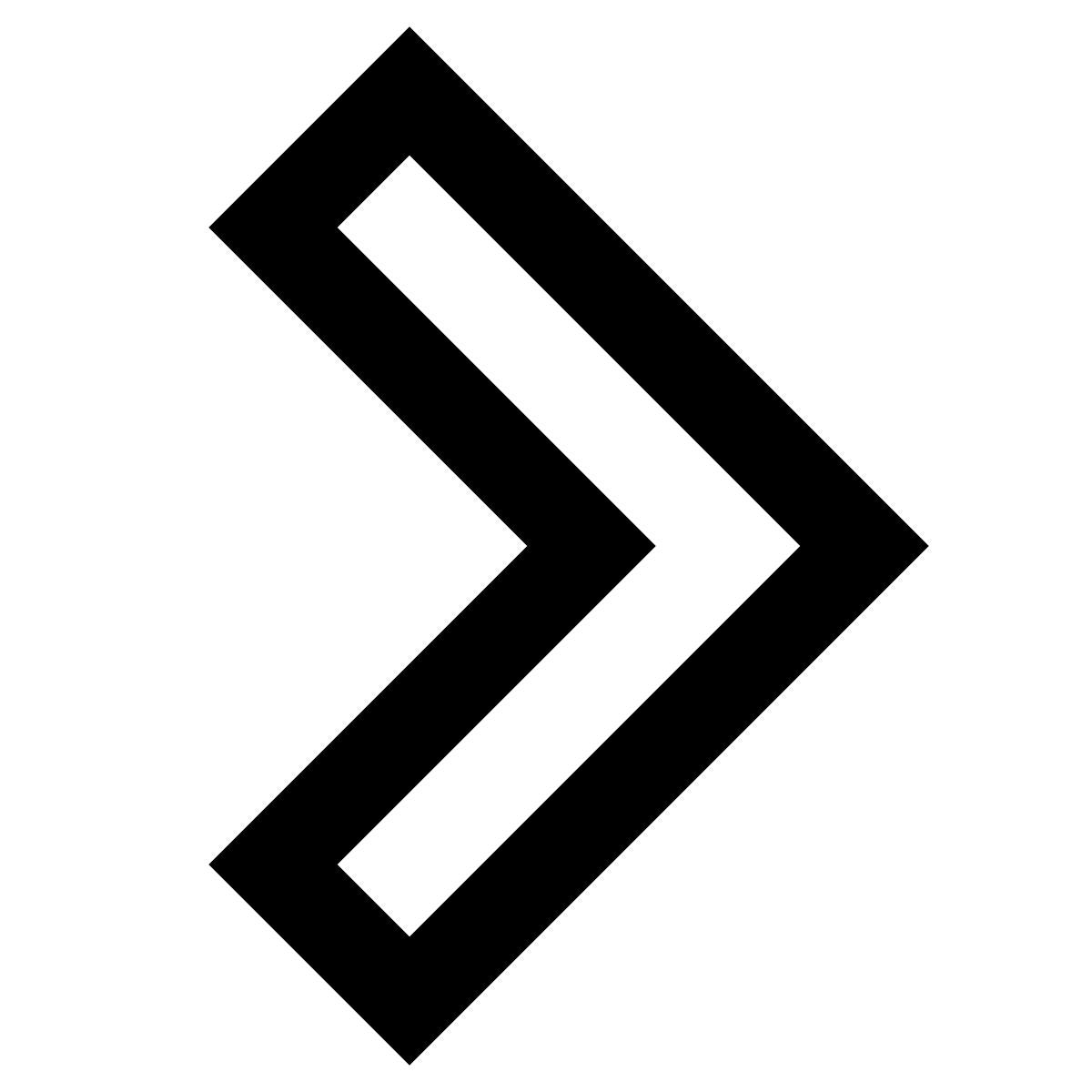 forma regular sharp style chevron right icon