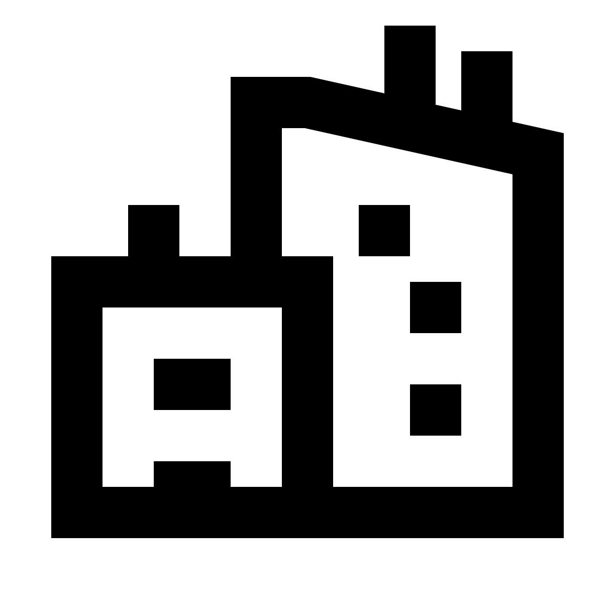 forma regular sharp style city icon