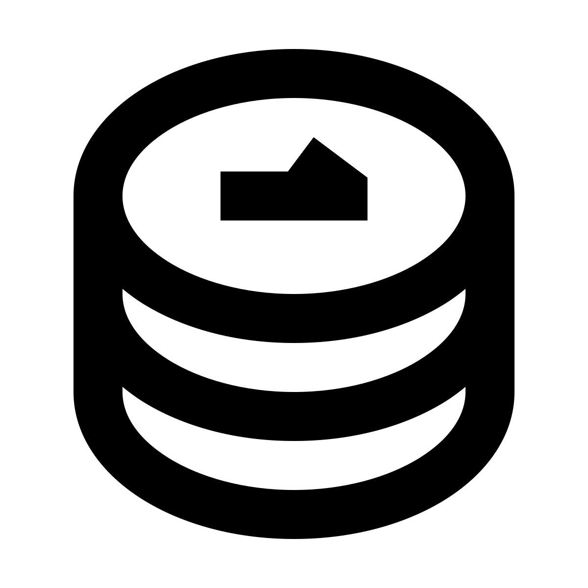 forma regular sharp style münzen icon