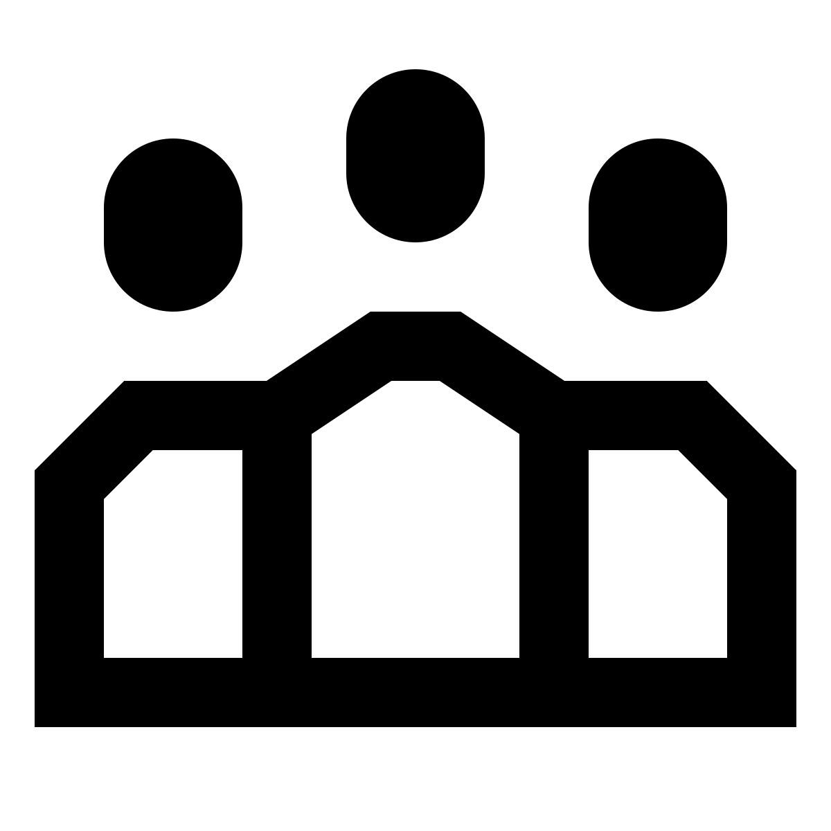 forma regular sharp style llamada de conferencia icon