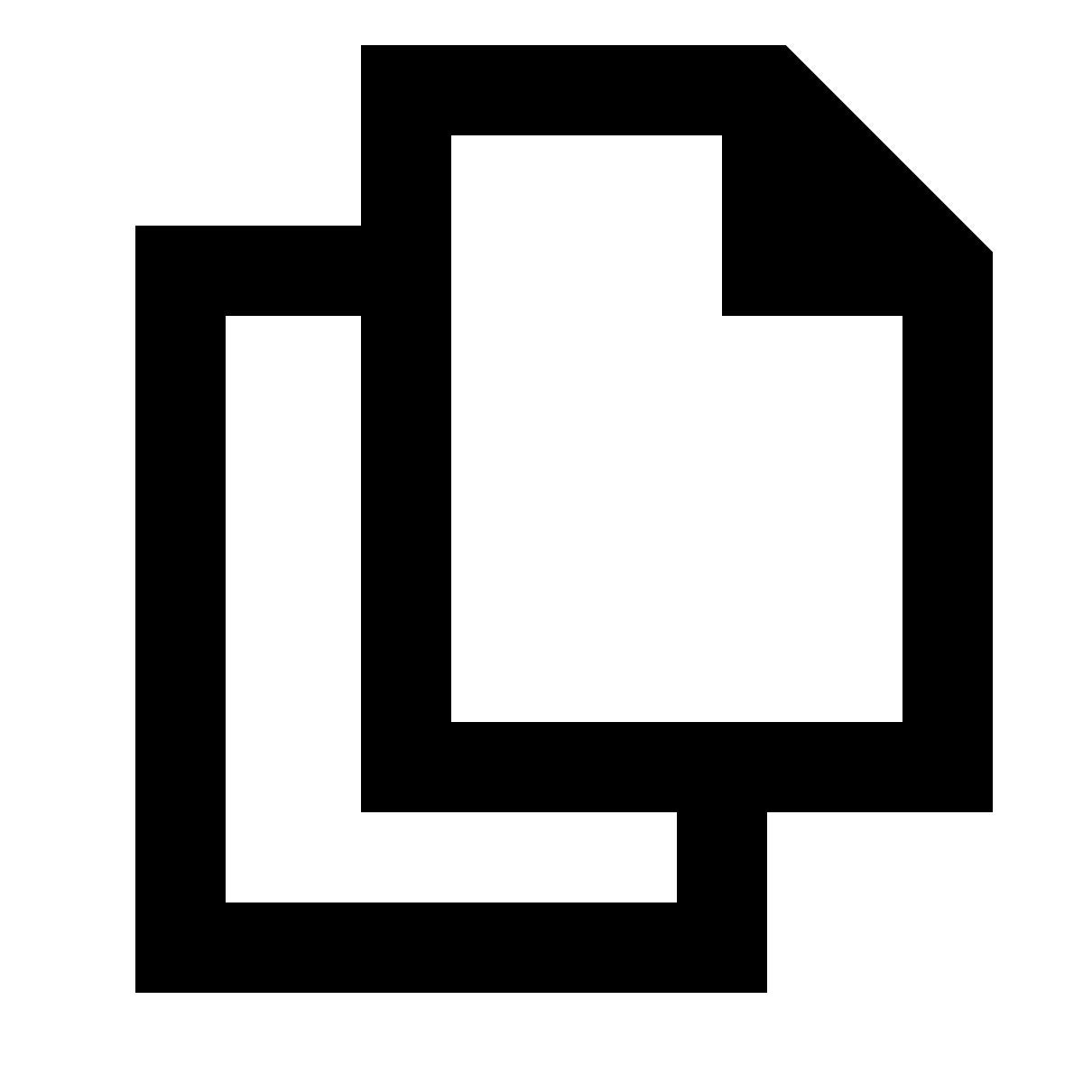forma regular sharp style copy icon