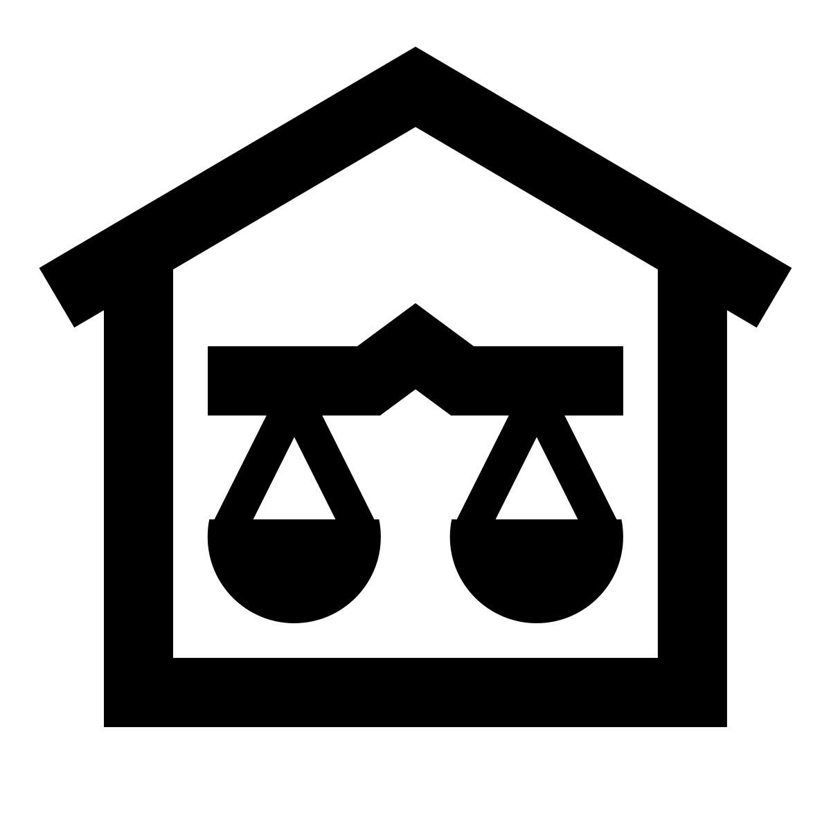 forma regular sharp style palais de justice icon