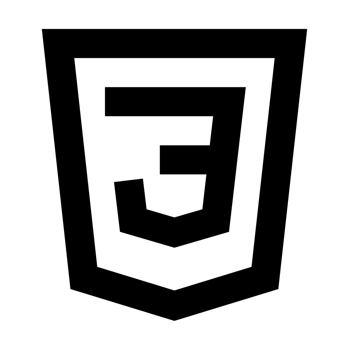 forma regular sharp style css3 icon