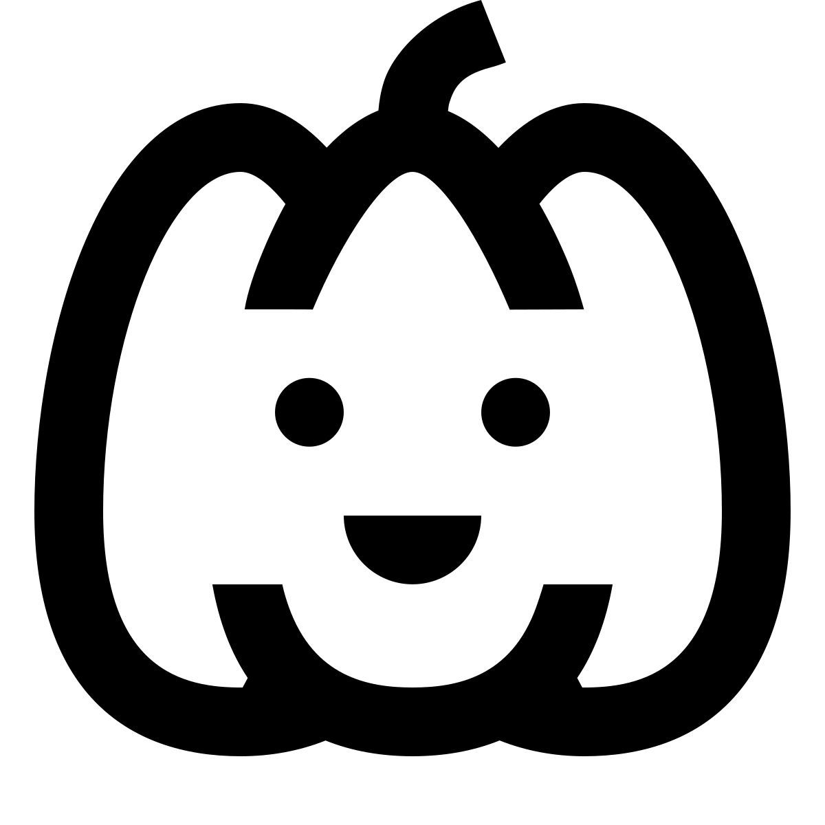 forma regular sharp style 可爱的南瓜 icon